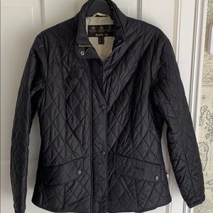 Lightweight Barbour quilted jacket sz 12 like new